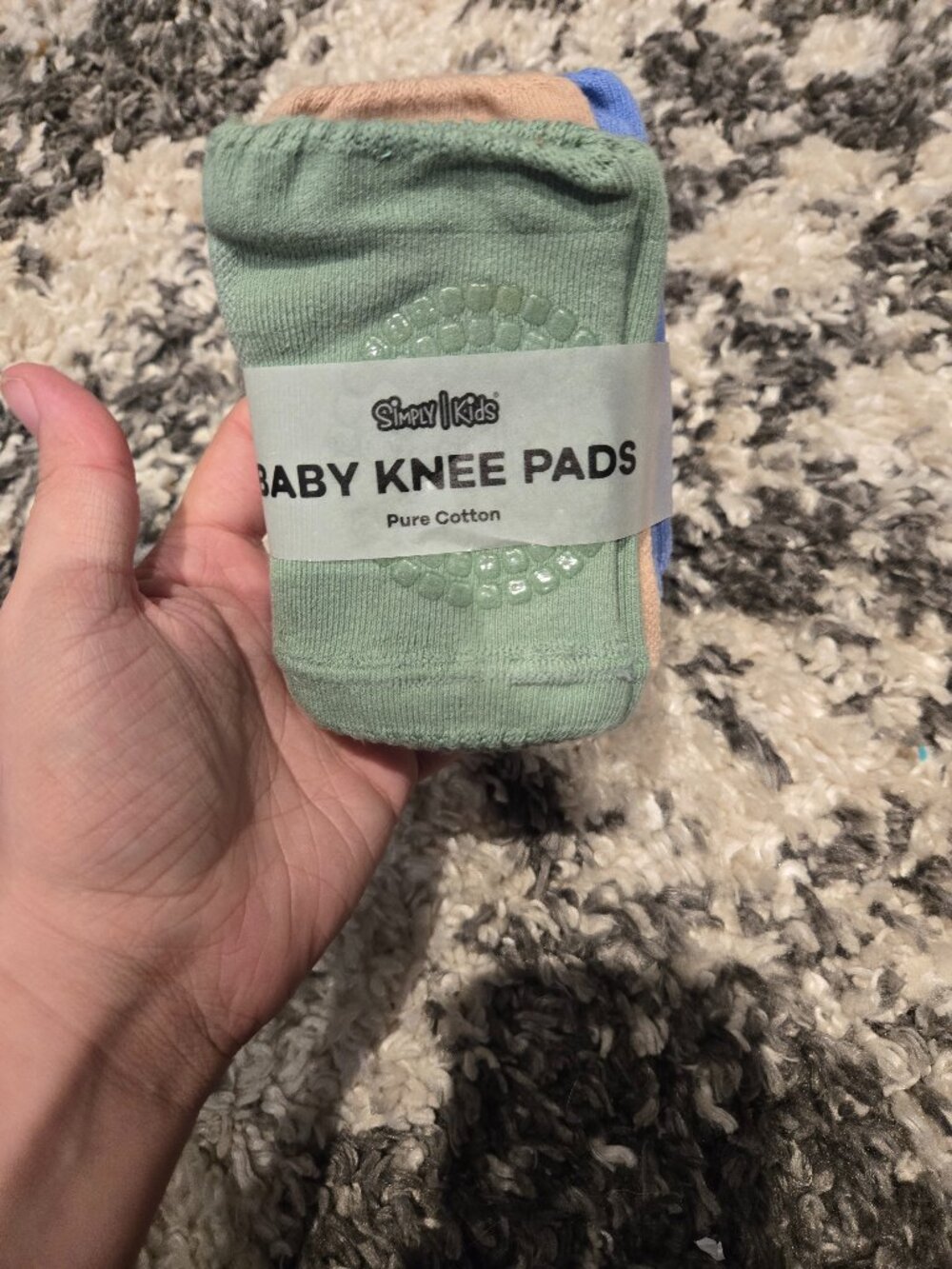 Simply Kids Baby Knee Pads 3-Pack | Size OS | Multicolor
